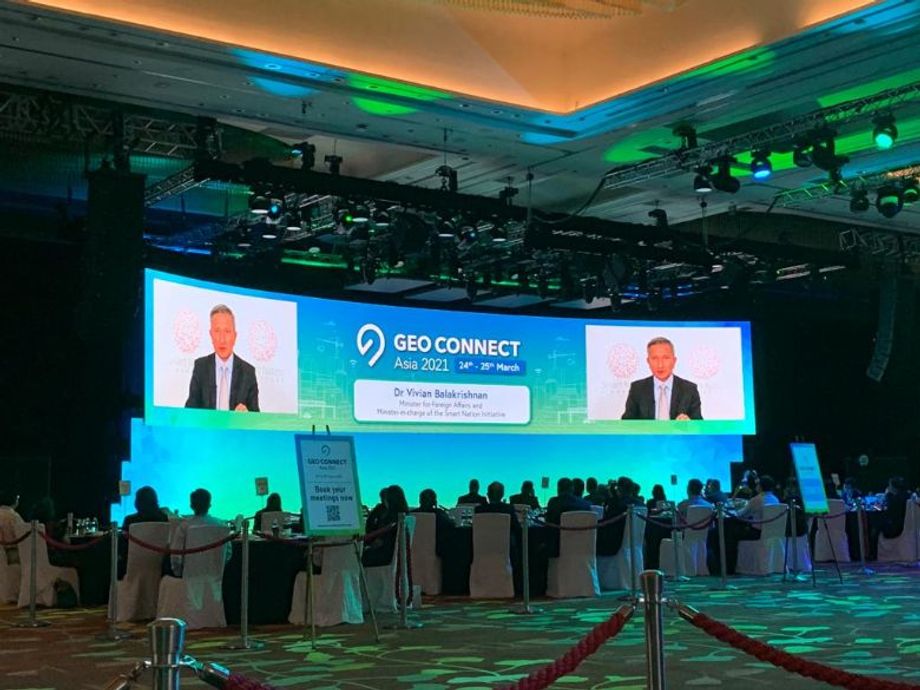 Minister for Foreign Affairs and Minister-in-charge of the Smart Nation Initiative, Dr Vivian Balakrishnan, addressed attendees at GCA 2021.