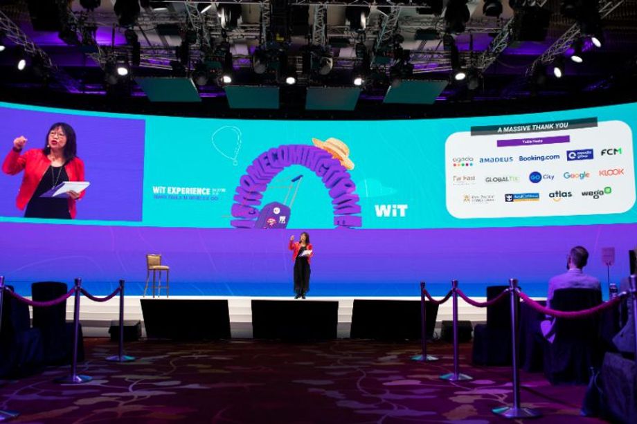 WiT founder, Yeoh Siew Hoon at the opening ceremony at the Grand Sands Ballroom at Marina Bay Sands.