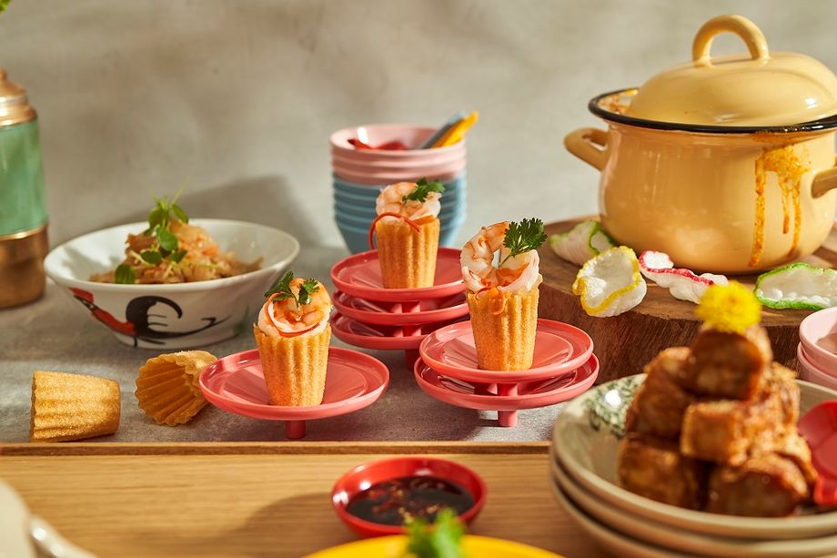 Parkroyal Collection Marina Bay turns watermelon rinds into kueh pie ti, a local dish usually stuffed with carrot and turnip.