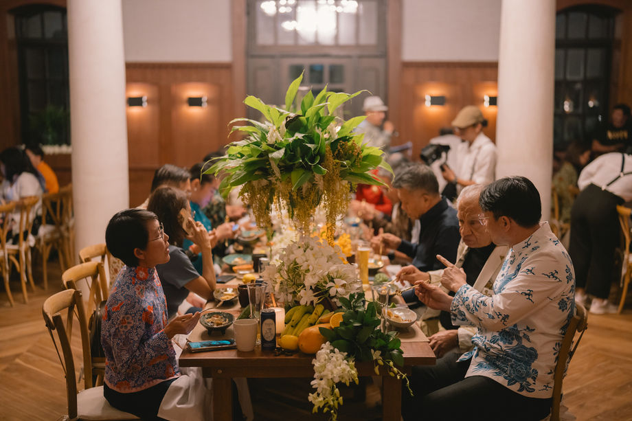 Waste not, want not: guests enjoying delectable delights at Food (Before) Waste Chef’s Table.