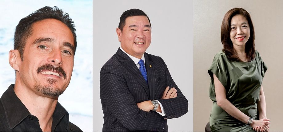 Advocates against food waste: Greenview’s Eric Ricaurte; Parkroyal Collection Marina Bay’s Melvin Lim; The Athenee Hotel’s Choo Leng Goh.