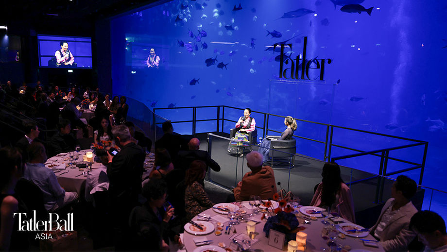 The Tatler Ball Asia prelude culminated with an intimate dinner at the Open Ocean habitat, in an experiential journey through the Singapore Oceanarium.