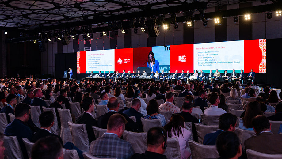 INC Executive Director Goretti Guasch addresses an audience of 1,300+ attendees from 60+ countries/regions.