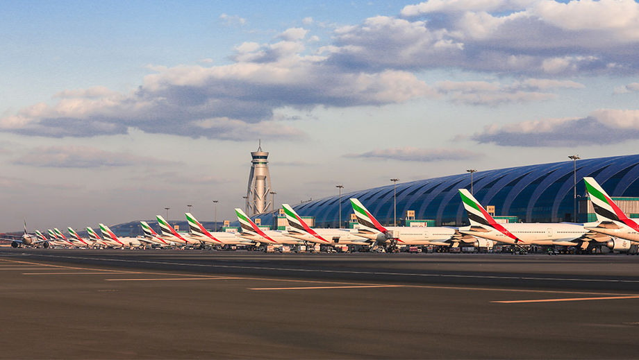 Dubai International Airport, one of the busiest and most connected globally, serves as hub to flag carrier Emirates.
