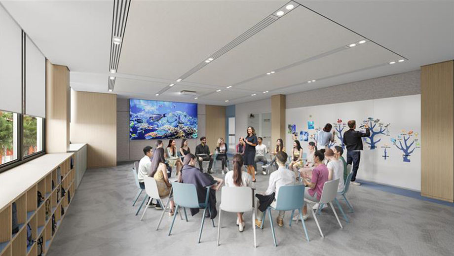 Flexible and sustainably designed event spaces lend a collaborative vibe for learning events and corporate meetings.