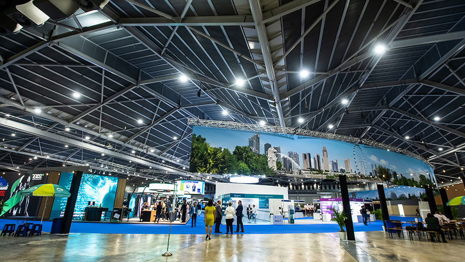 The interconnected halls facilitated a seamless and engaging event experience for attendees of the ITI World Symposium 2024.