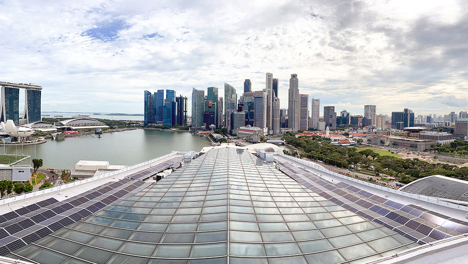 The hotel has invested in cutting-edge technology for sustainable operations, from rooftop solar panels to eco-digesters that divert food waste from incineration.