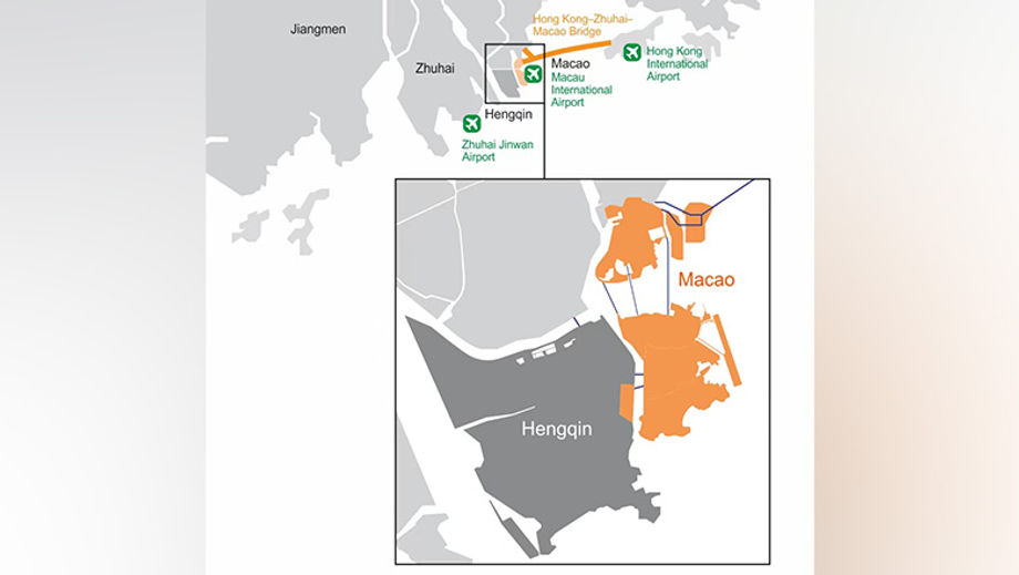 Hengqin is located right next to Macao, with convenient travel connections between both regions.