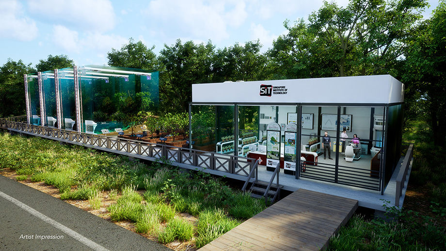 The Rotary International Convention 2024 seeks to leave a lasting environmental legacy with the launch of a Mangrove Conservatory by the Singapore Institute of Technology, with the support of the Foundation of Rotary Clubs Singapore. An artist's impression of the Mangrove Conservatory.