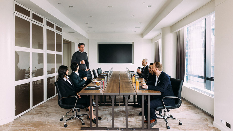 The recently revamped M Social Downtown New York sits in the heart of downtown Manhattan, making it a prime location for corporate events and meetings.