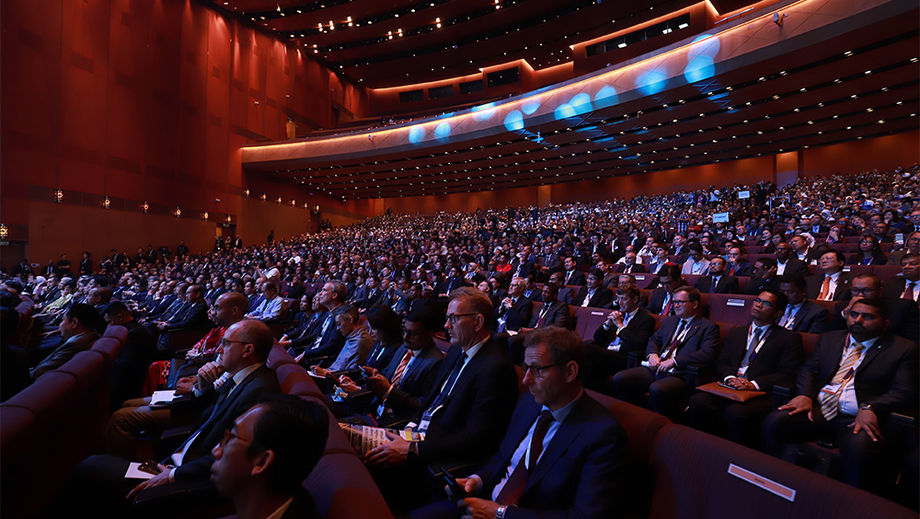 The Plenary Hall, which seats up to 3,000 guests, is one of the two state-of-the-art auditoriums designed for impactful events.