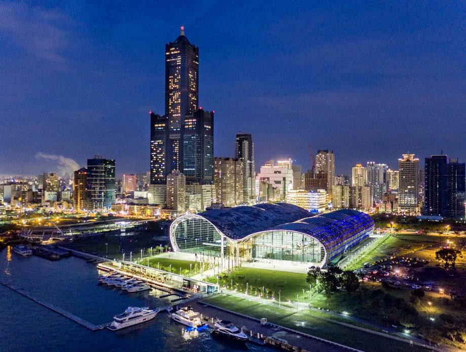 The award-winning Kaohsiung Exhibition Center combines state-of-the-art amenities with sustainability features for green events.
