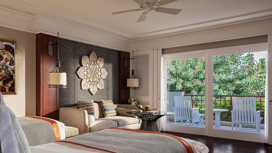 After a day of meetings, guests return to a luxurious and comfortable room with a view at the InterContinental Bali Resort.