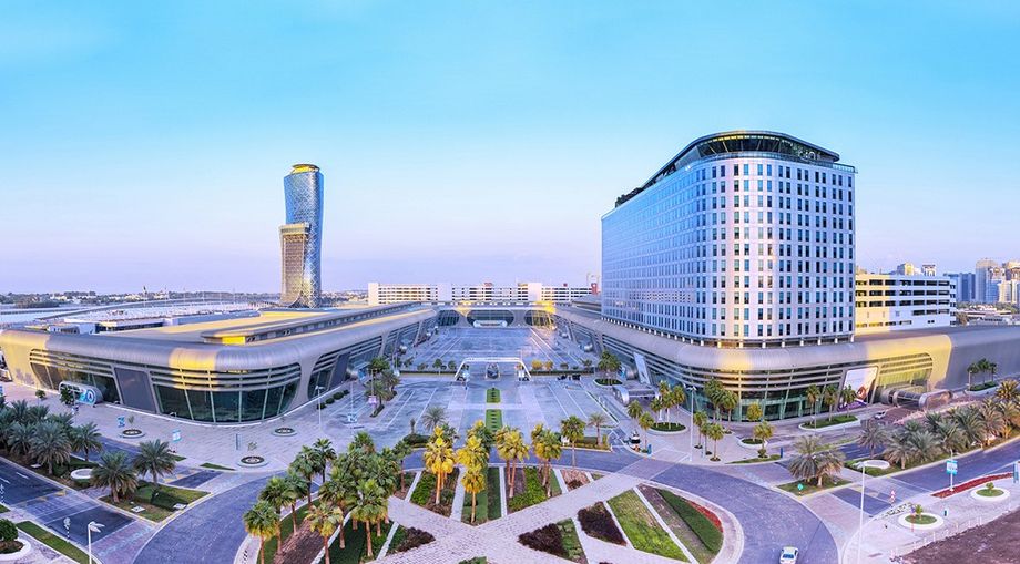 ADNEC's strategic location, just a 15-minute drive from Abu Dhabi International Airport and within reach of Dubai, offers easy access. Nearby hotels include Aloft and Andaz Capital Gate.