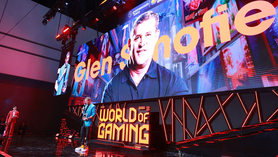 The Plenary Hall, a versatile 5,000-sqm space, was where Gamescom’s keynote address by Dead Space creator Glen Schofield took place.