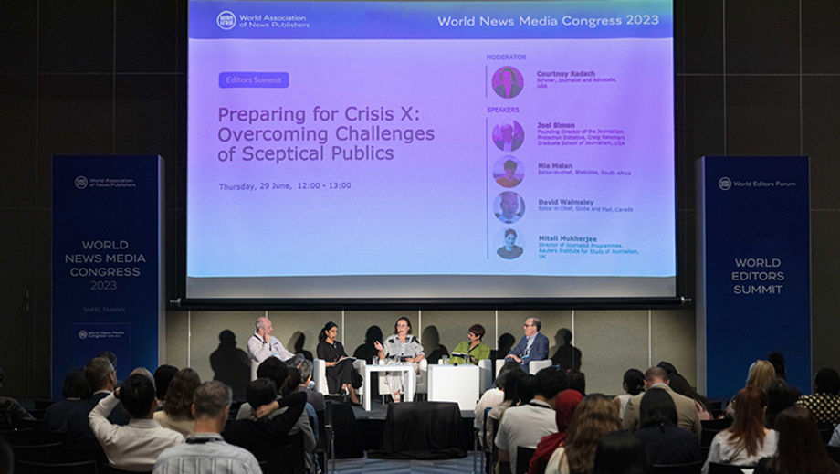 The 74th World News Media Congress took place at Taipei’s Nangang Exhibition Center from 28 to 30 June 2023, with more than 1,000 international delegates in attendance during the three-day conference.