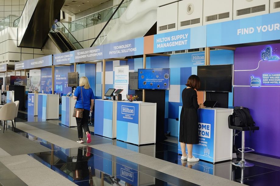 Paper Carpenter booths for Hilton’s APAC GM & Commercial Conference 2022