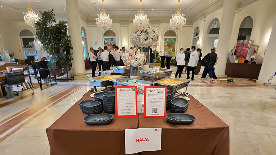 Presence at the Istana, the official residence of Singapore’s president: a proud moment for treatsure.