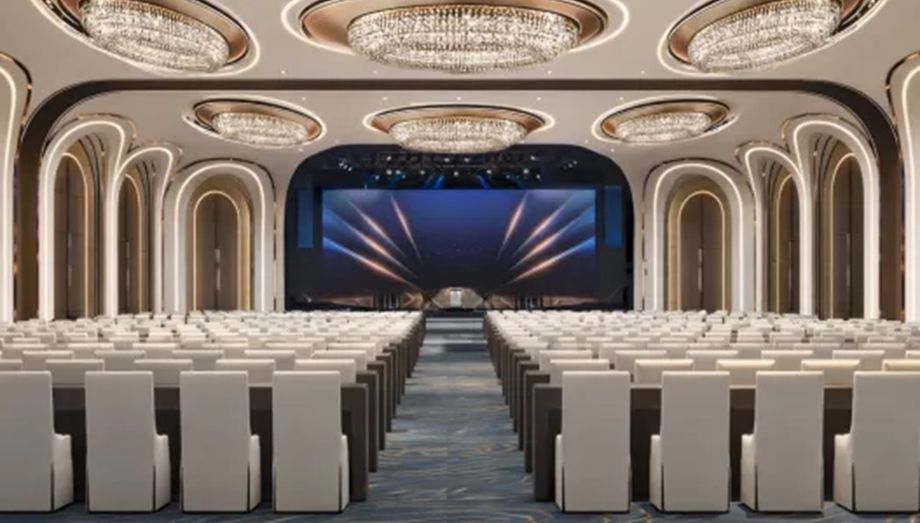 Six venues across three floors can host up to 1,640 delegates in total.