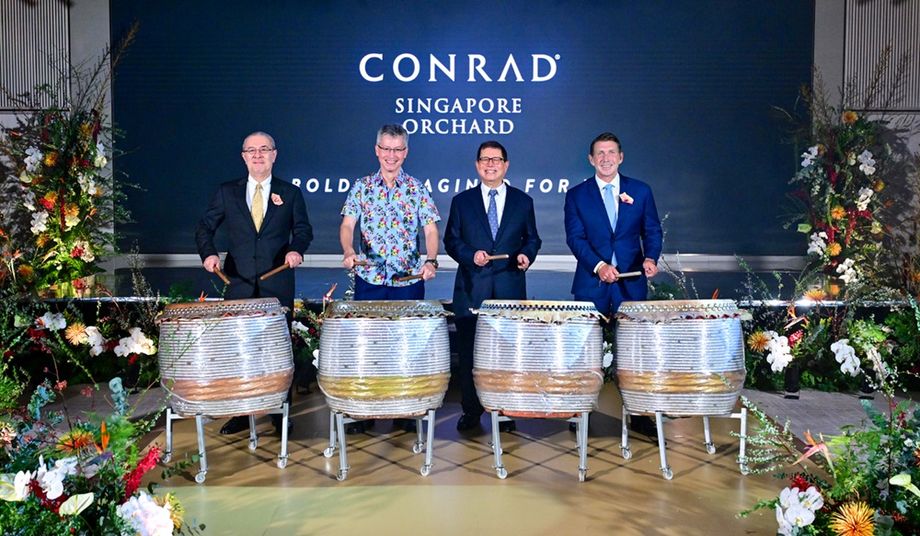 Drumming up for success at the grand opening.