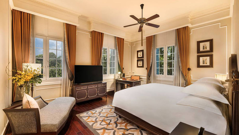 Charlie Chaplin suite at Sofitel Legend Metropole Hanoi.