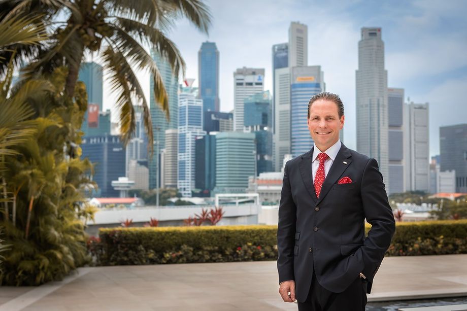 Mandarin Oriental, Singapore’s Phillip Knuepfer: excited about the hotel's transformation.
