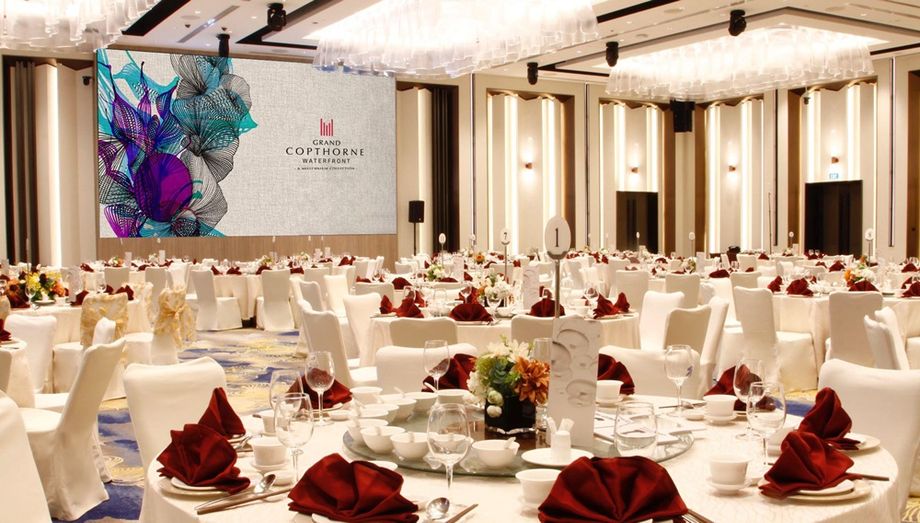 The Grand Ballroom where conference spaces span across three floors.