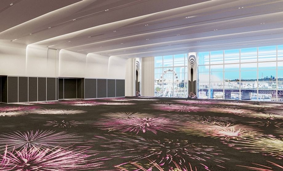 The Great Room offers almost 600sqm of high-tech events space, set on level 5 of the hotel.