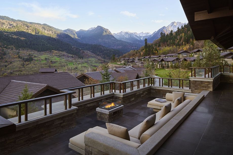 Rissai Valley, a Ritz-Carlton Reserve, near the Jiuzhaigou Valley in the Sichuan Province.