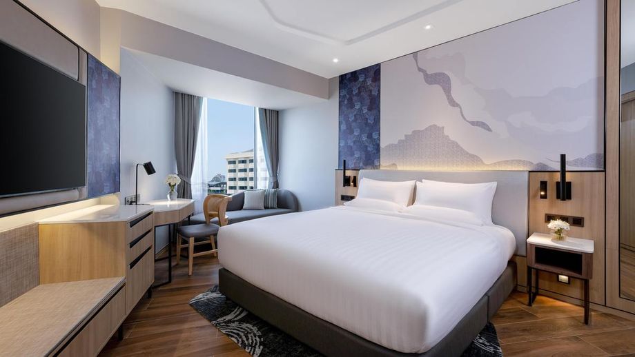 Superior double room at Novotel Rayong Star Convention Centre.