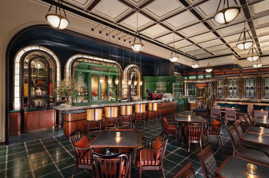 Churchill’s Table restaurant is inspired by a classic Victorian food hall.