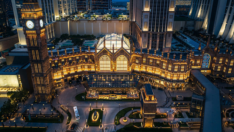 The Londoner Macao is home to two all-suite hotels and 34,300 sqm of convention space.
