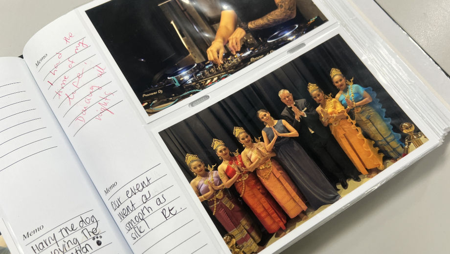 Satisfied event attendees of the First National Real Estate National Convention 2022 created a heartfelt photo book of testimonials as a thank-you gift to Hyatt Regency Bangkok Sukhumvit.