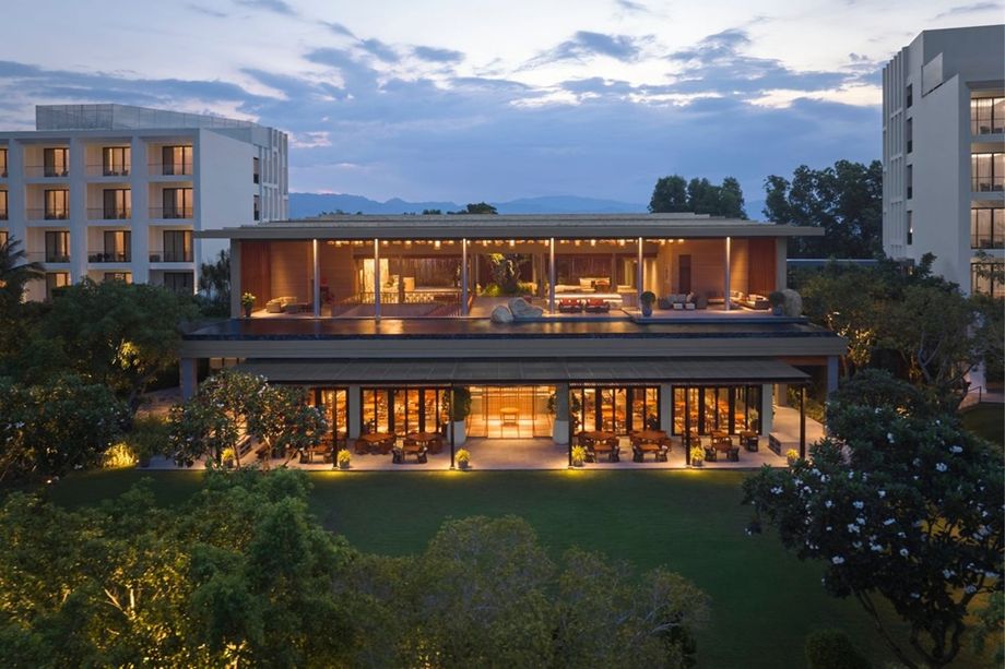 The 22-ha  JW Marriott Cam Ranh Bay Resort & Spa is designed by AND, SUPER POTATO, and PIA.