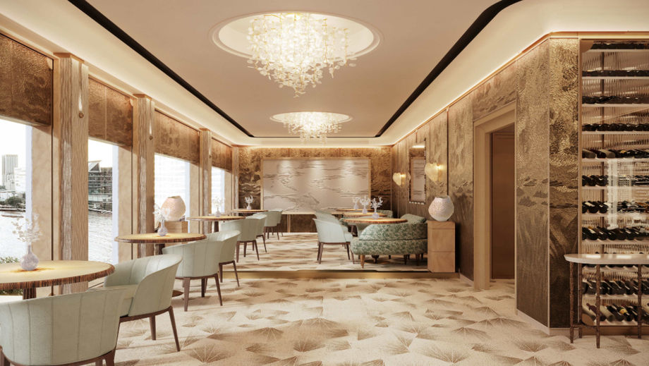 Rendering of Le Normandie at Mandarin Oriental, Bangkok.