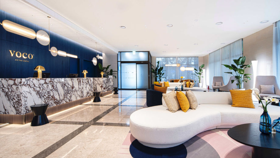 The 576-room voco Seoul Myeongdong opened in September 2024, offering an indoor pool, group coach bays, and versatile event venues with natural light.
