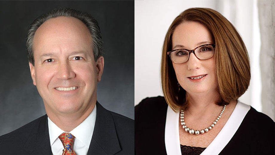 IAEE's president and CEO David DuBois, and executive VP and COO Cathy Breden.