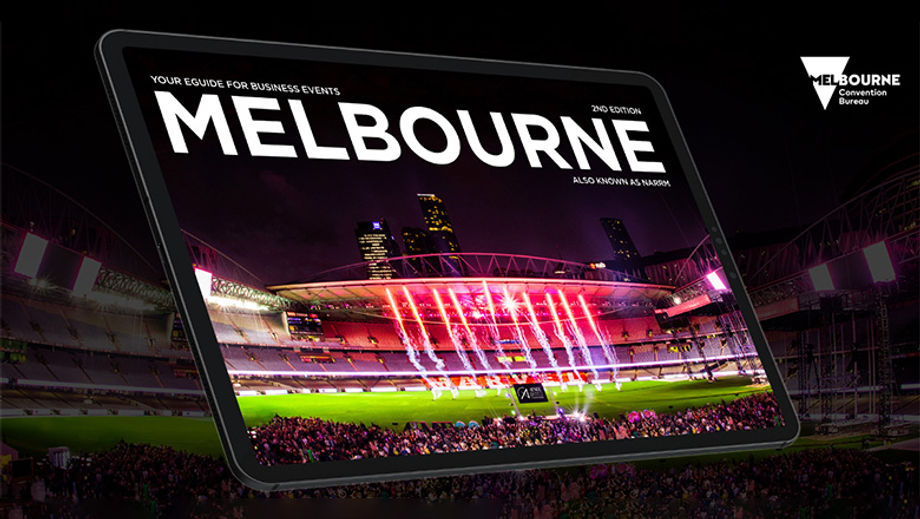 The Melbourne e-Guide features an embedded interactive map with videos, images, and real-time directional features.