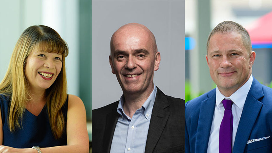 WorldHotels' new leadership team: (from left to right) Melissa Gan, chief commercial officer; Olivier Berrivin, managing director for Asia Pacific; and Roland Jegge, senior advisor to CEO of WorldHotels.