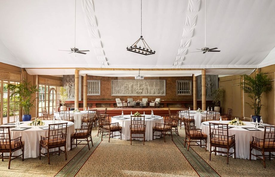 Unique meeting room settings at Raffles Grand Hotel d’Angkor.