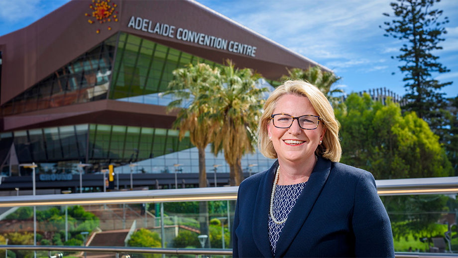 Adelaide Convention Centre’s Sarah Goldfinch.