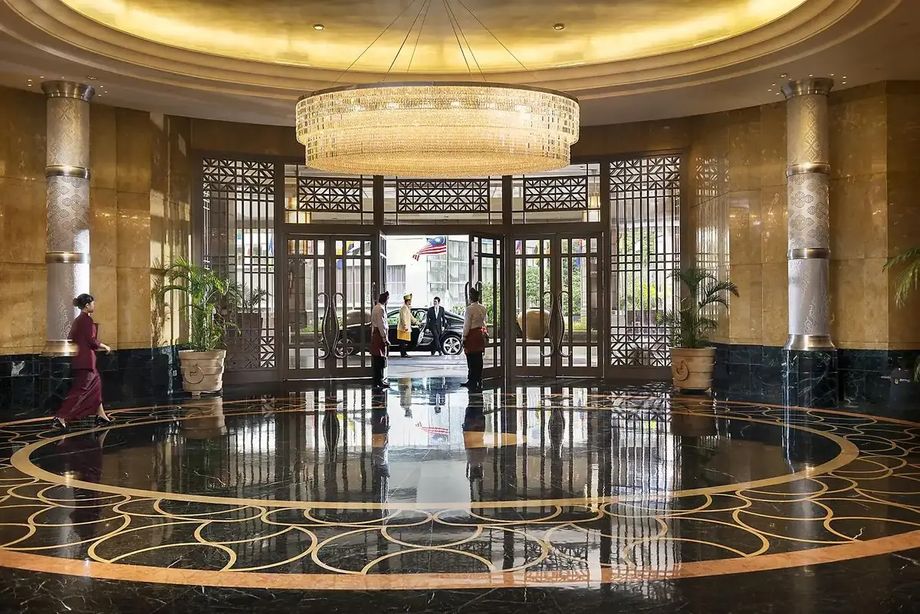 The lobby of Mandarin Oriental, Kuala Lumpur.