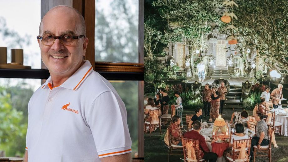 Laurent Kuenzle, CEO, Asian Trails; Ethereal gala dinner