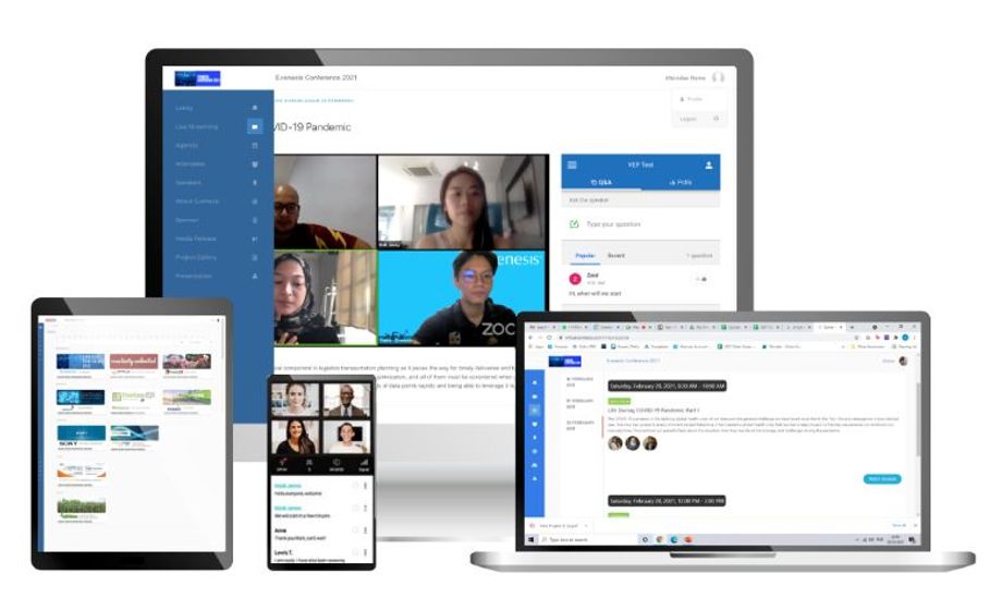 Evenesis' Virtual Event Platform (VEP) solution which consolidated all the products they created last year into a solution for hybrid events — which Yusno believes is the future.