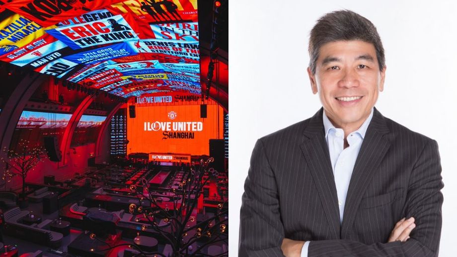 Left: World Express' managing director Darren Tan and event organised by the company.