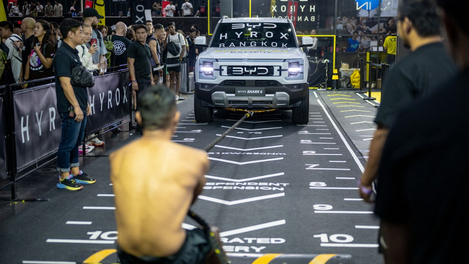Official sponsor BYD adds experiential brand flare to the event.