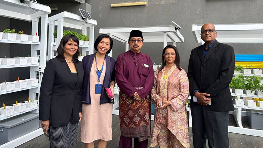 From left: MY Events International’s Hema Kandy, Big Orange Super Tech Group’s Veronica Tan, PGSB ‘s Abdul Rahman Mamat, MITEC’s Mala Dorasamy, and ABS Greentech’s Ravichandrar Ratnam.