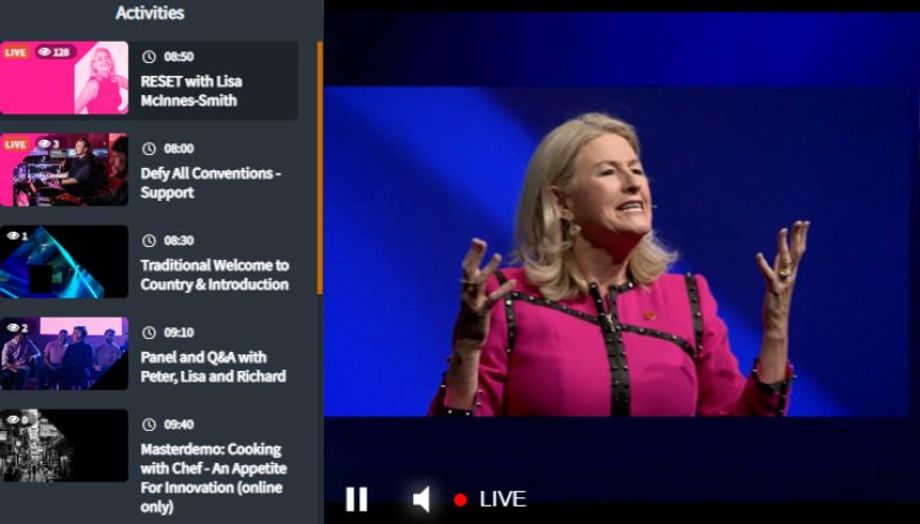 The hybrid event featured a keynote presentation from transformation guru and motivational speaker, Lisa McInnes-Smith.