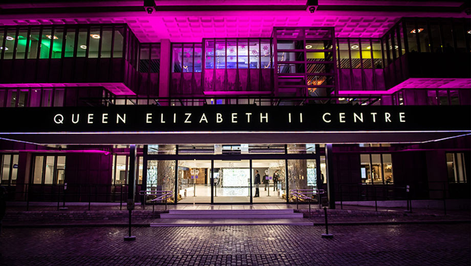 QEII Centre, a leader in sustainable events in London.