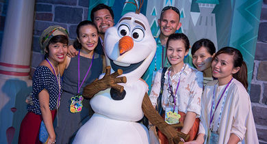 Hong Kong Disneyland provides a magical backdrop that is ever young.